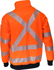 Picture of DNC Workwear Hi Vis Segmented Tape X Back 1/2 Zip Jumper (3533)