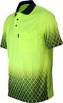 Picture of DNC Workwear Hi Vis Sublimated Metal Mesh Polo (3551)