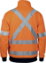 Picture of DNC Workwear Hi Vis Taped X Back 1/2 Zip Cotton Jumper (3952)