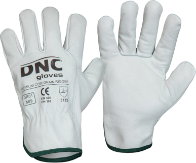 Picture of DNC Workwear Premium Cow Grain Rigger Gloves (GR01)