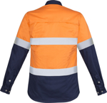 Picture of Syzmik Womens Hoop Taped Industrial Long Sleeve Shirt (ZWL123)