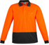 Picture of Syzmik Unisex Hi Vis Basic Long Sleeve Polo (ZH232)