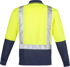 Picture of Syzmik Mens Hi Vis Taped Shoulder Spliced Long Sleeve Polo (ZH234)