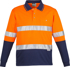 Picture of Syzmik Mens Hi Vis Hoop Taped Spliced Long Sleeve Polo (ZH235)