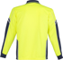 Picture of Syzmik Mens Hi Vis Squad Long Sleeve Polo (ZH238)