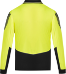Picture of Syzmik Mens Hi Vis Flux Long Sleeve Polo (ZH310)