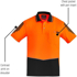 Picture of Syzmik Mens Hi Vis Flux Short Sleeve Polo (ZH315)