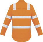 Picture of Syzmik Mens Taped Bio Motion VIC Rail Long Sleeve Shirt (ZW680)