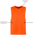 Picture of Syzmik Mens Hi Vis Sleeveless Tee (ZH297)