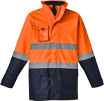 Picture of Syzmik Mens Hi Vis Basic 4 In 1 Waterproof Jacket (ZJ220)
