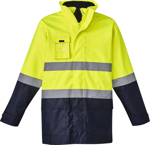 Picture of Syzmik Mens Hi Vis Basic 4 In 1 Waterproof Jacket (ZJ220)