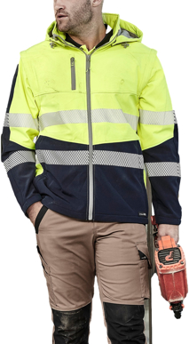 Picture of Syzmik Unisex Streetworx 2 In 1 Stretch Softshell Jacket (ZJ453)