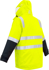 Picture of Syzmik Mens Hi Vis 4 In 1 Waterproof Jacket (ZJ532)