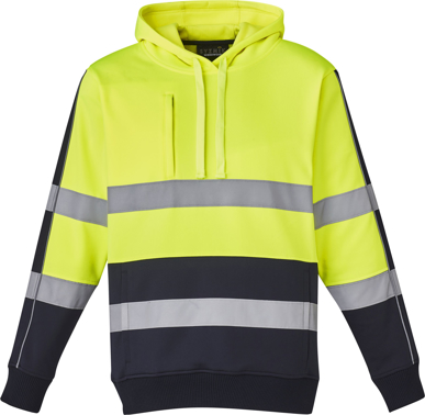 Picture of Syzmik Unisex Hi Vis Stretch Taped Hoodie (ZT483)
