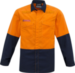 Picture of Syzmik Mens Hi Vis Spliced Shirt (ZW138)