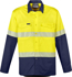 Picture of Syzmik Mens Rugged Cooling Hi Vis Segmented Tape Long Sleeve Shirt (ZW229)