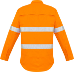 Picture of Syzmik Mens Hi Vis Hoop Taped Long Sleeve Shirt (ZW640)