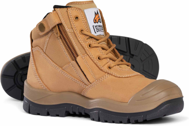 Picture of Mongrel Boots ZipSider Boot w/ Scuff Cap - Wheat (461050)