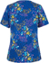 Picture of Cherokee Uniforms Patchwork Pop V-Neck Printed Scrub Top (CK671 PWKP)