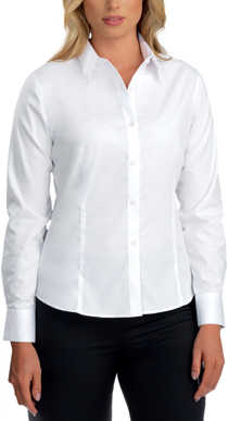 Picture of John Kevin Womens Long Sleeve Shirt - White (101 White)