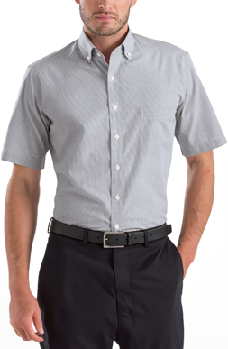 Picture of John Kevin Mens Multi Check Short Sleeve Shirt (457 Grey)
