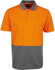 Picture of JB's Wear Adults Hi Vis Non Cuff Traditional Polo (6HVNC-ADULTS)