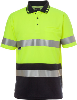 Picture of JB's Wear Hi Vis Short Sleeve Day & Night Traditional Polo (6HVST)