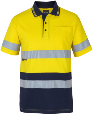 Picture of JB's Wear Hi Vis Day/Night Short Sleeve Cotton Polo (6DCPS)