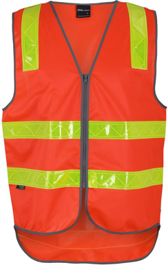 Picture of JB's Wear VIC Road Day/Night Zip Safety Vest (6DVRV)