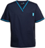 Picture of JB's Wear Contrast Scrubs Top (4SCT)