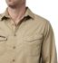 Picture of King Gee Tradies Lightweight Cotton Drill Long Sleeve Work Shirt (K14350)