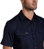 Picture of King Gee Tradies Lightweight Cotton Drill Short Sleeve Work Shirt (K14355)