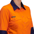 Picture of King Gee Womens Workcool 2 Hi Vis Lightweight Work Shirt (K44543)