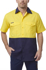 Picture of King Gee Workcool 2 Hi Vis Two Tone Short Sleeve Drill Work Shirt (K54875)