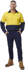 Picture of King Gee Workcool 2 Hi Vis Two Tone Closed Front Long Sleeve Shirt (K54876)