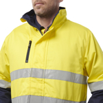 Picture of King Gee Originals 3 in 1 Hi Vis Cotton Drill Reflective Work Jacket (K55400)