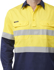 Picture of King Gee Workcool Vented Closed Front Spliced Shirt Taped Long Sleeve (K54914)