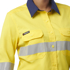 Picture of King Gee Womens Workcool Vented Spliced Spliced Shirt Taped Long Sleeve (K44227)