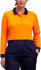 Picture of King Gee Womens Workcool Hyperfreeze Hi Vis Long Sleeve Polo Shirt (K44730)