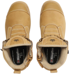Picture of King Gee Bennu Pro 6 Zip Sided Work Boot - Wheat (K28009)