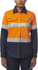 Picture of King Gee Womens ShieldTec FR Hi Vis 2 Tone Open Front Taped Shirt (Y04050)