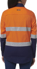 Picture of King Gee Womens Workcool Vented Closed Front Reflective Shirt (K44230)