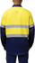 Picture of Hard Yakka Core Hi Vis Reflective Long Sleeve Heavyweight Closed Front Shirt (Y04615)