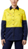 Picture of Hard Yakka Womens Core 2 Tone Hi Vis Vented Long Sleeve Shirt (Y08225)