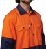 Picture of Hard Yakka Core Hi Vis Long Sleeve 2 Tone Vented Cotton Shirt (Y07950)