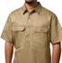 Picture of Hard Yakka Short Sleeve Closed Front Cotton Drill Work Shirt (Y07540)