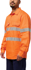 Picture of Hard Yakka Hi Vis Closed Front Reflective Long Sleeve Cotton Drill Shirt (Y07899)