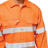 Picture of Hard Yakka Hi Vis Closed Front Reflective Long Sleeve Cotton Drill Shirt (Y07899)