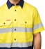 Picture of Hard Yakka Core Hi Vis 2 Tone Reflective Vented Short Sleeve Shirt (Y07735)