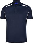 Picture of Winning Spirit Mens Sustainable Contrast Short Sleeve Polo (PS93)